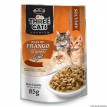 Three Cats  Sache iscas de Frango ao Molho Light 85g